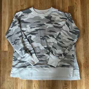 Aerie Gray Camouflage Sweatshirt